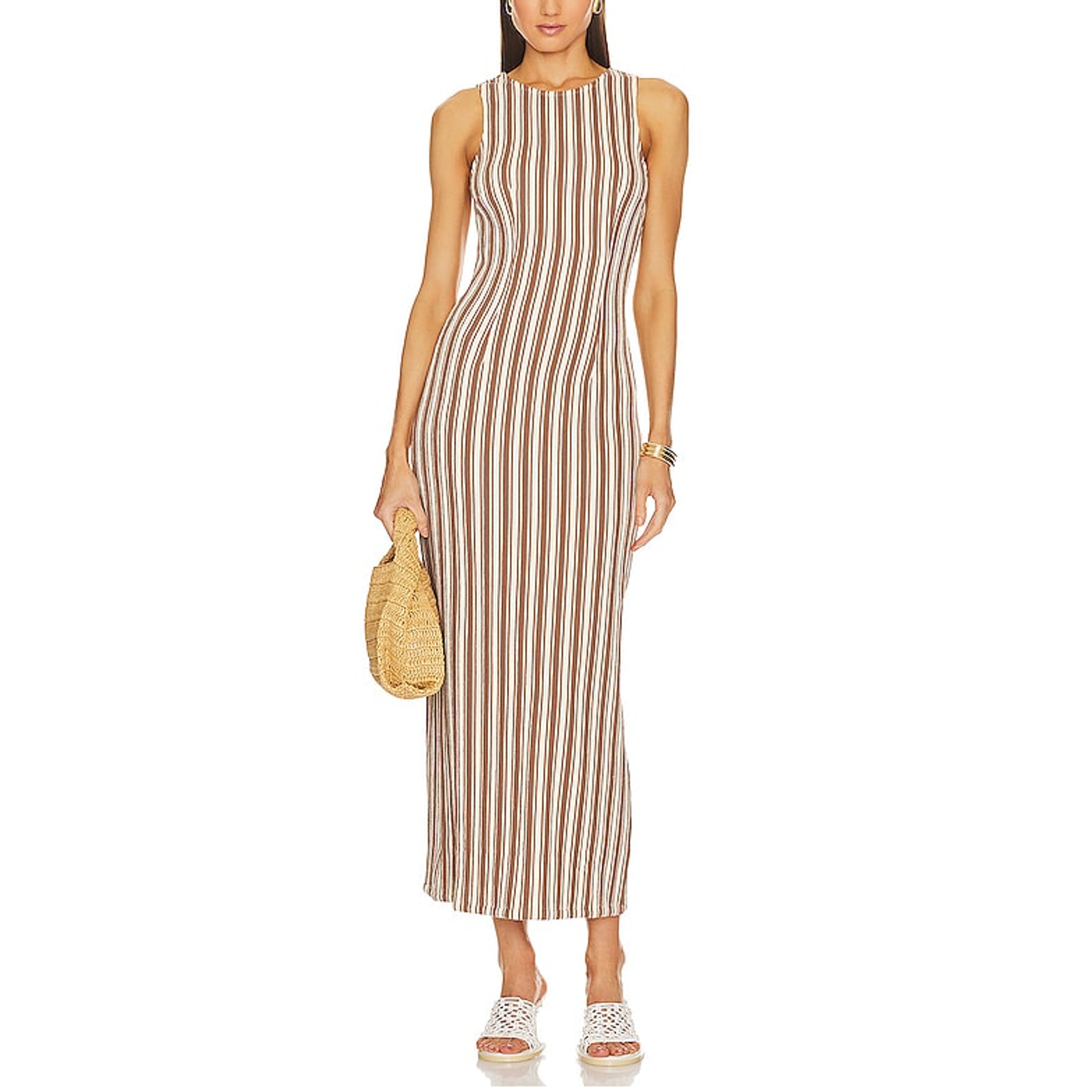 Blanca 'Demi' Brown Back Vent Dress Size Xs - Nwt